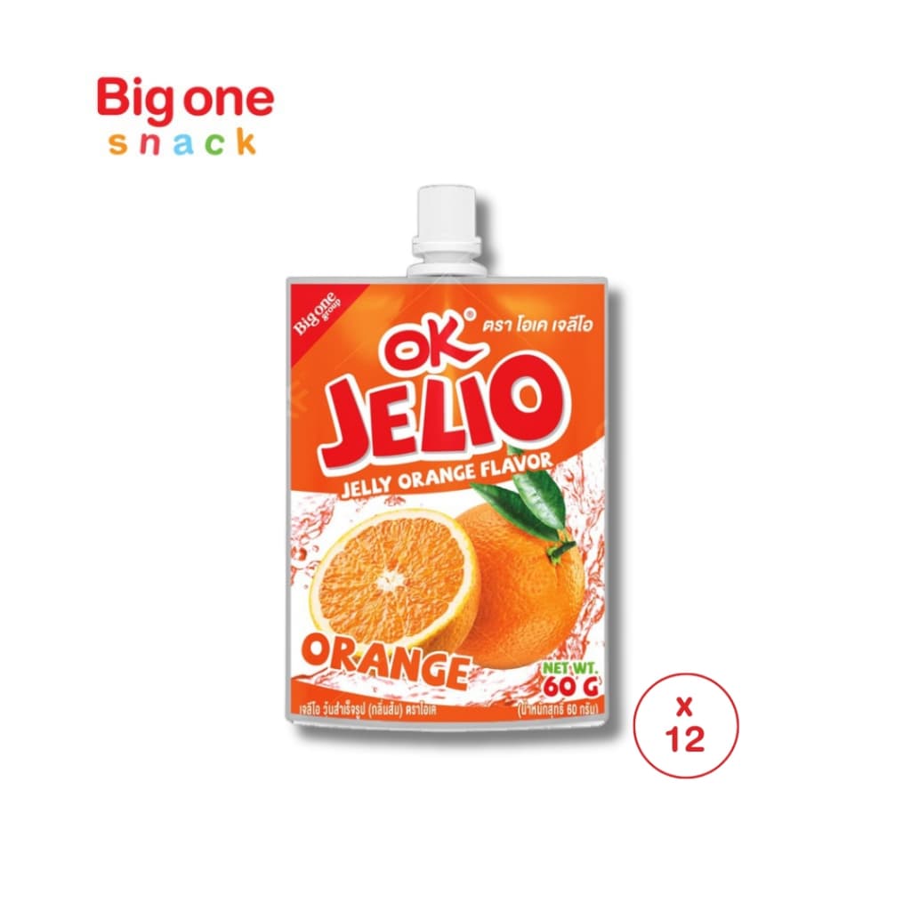 โอเค เจลิโอ รสผลไม้ 60ก. OK Jelio Jelly Drink Fruit Flavor 60g. รูปที่ 5