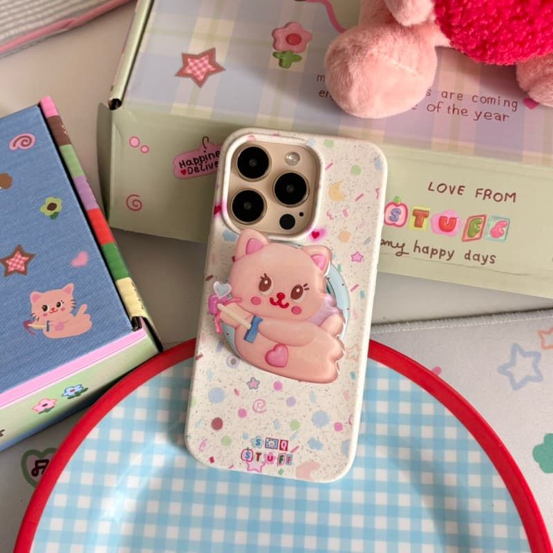 กริปตอกแม่เหล็ก ติดกับเคสแม่เหล็กเท่านั้น‼ หรือสติกเกอร์แม่เหล็ก น่ารักพิเศษ แม่เหล็กแรง รูปที่ 4