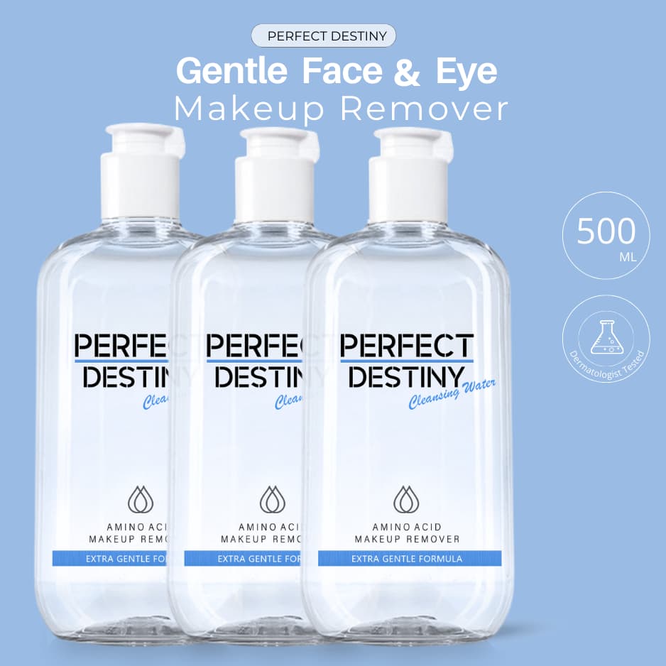 C3ขวด Perfect Destiny Amino Acid Cleansing Micellar Water 500 ml คลีนซิ่งวอเตอร์ รูปที่ 2