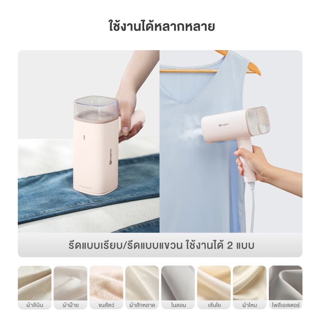 Simplus เตารีดพกพา เตารีดแบบมือถือ ขนาด 180ml ความจุ 1200W GTJH020 รูปที่ 5