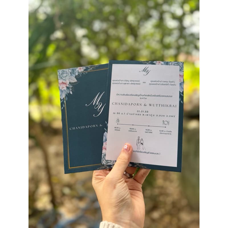 รับปริ้นส์ตามแบบ การ์ดสั่งทำ นามบัตร งานแต่ง งานบวช เทศกาล วันเกิด ออกแบบฟรี ** มีทุกขนาด ตามสั่ง ** รูปที่ 5