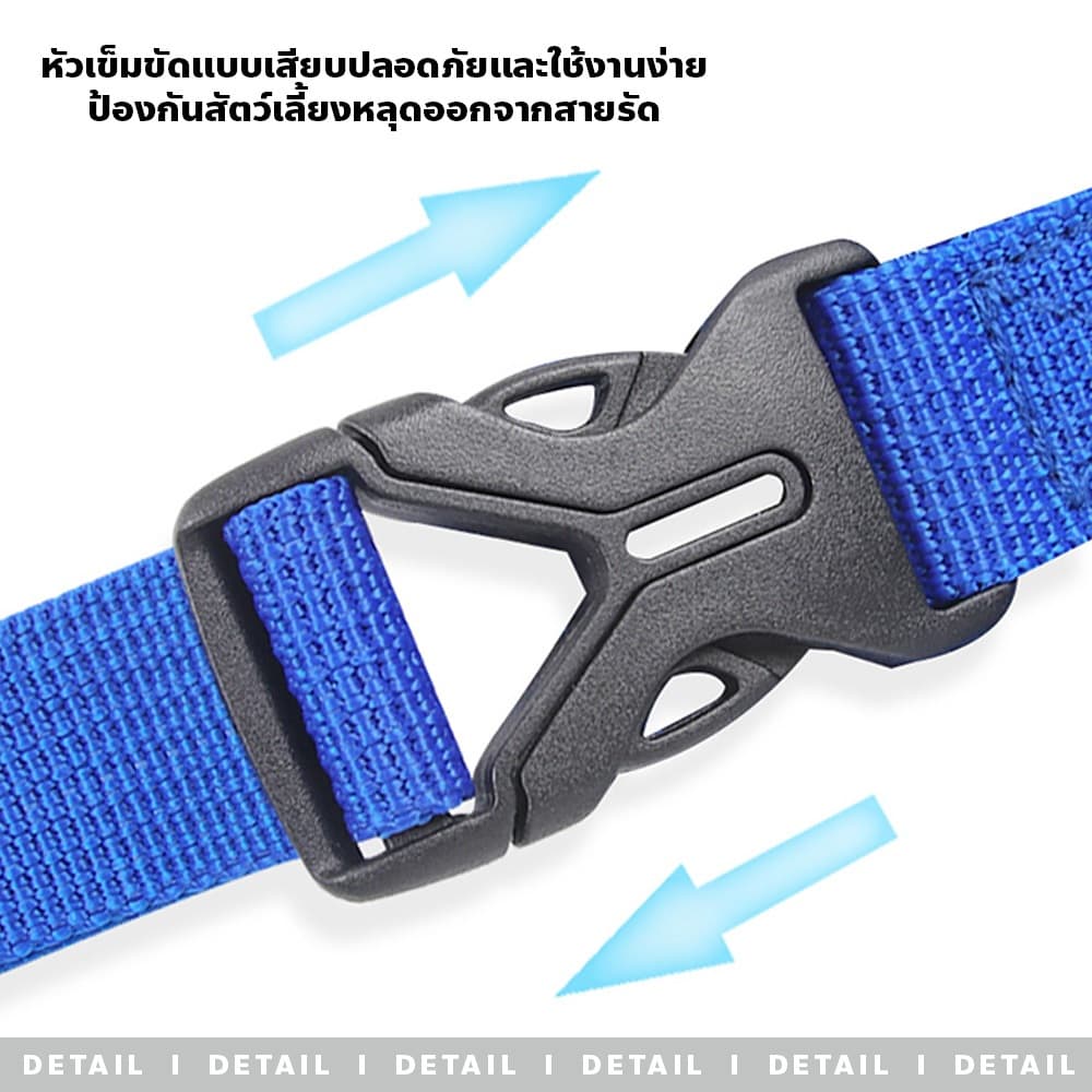 F2c สายรัดอกสุนัข สายจูงแมวสัตว์เลี้ยง ใหม่ สายจูงแมวเดินกลางแจ้ง ทนทาน รูปที่ 6