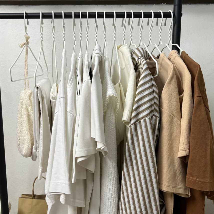 ไม้แขวนเสื้อ ไม้แขวนผ้า ลวดหุ้มพลาสติก อย่างดี ยกลัง 6 แพ็ค #นกน้อยx6 รูปที่ 7