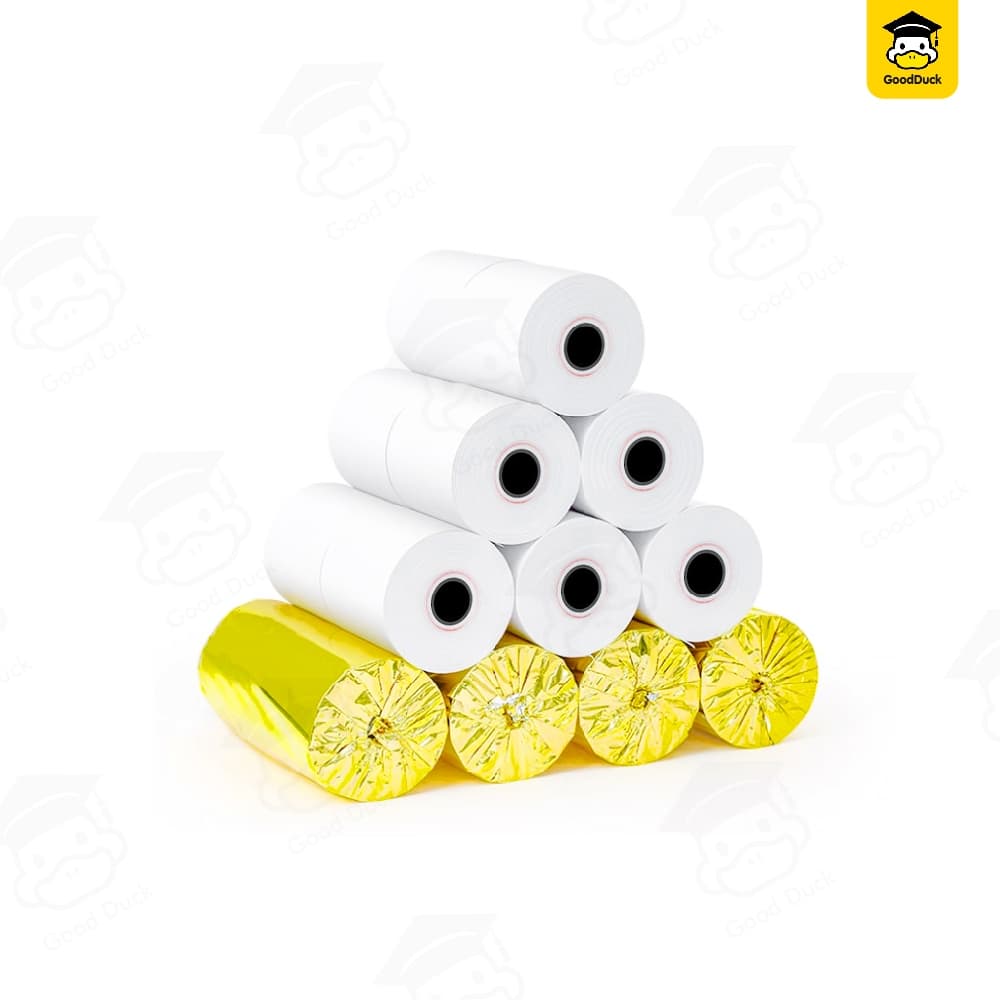 กระดาษความร้อน บิล 57x40 57x30 mm ใบเสร็จยกลัง 50 ม้วน สลิป กระดาษใบเสร็จ บิล Thermal Paper POS Ocha รูปที่ 8