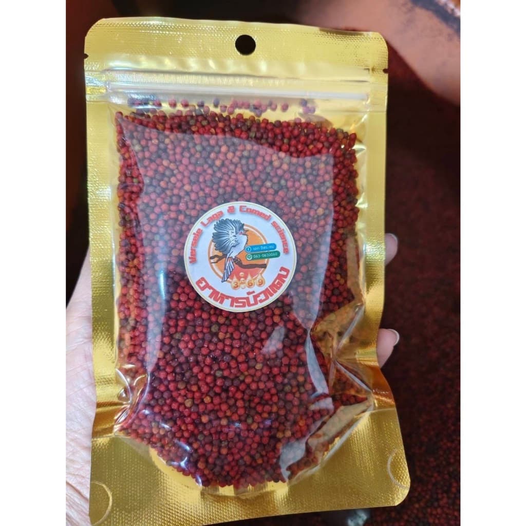 อาหารบังแดงสูตรดังเดิม อาหารสำหรับนกหัวจุก ขนาด100g รูปที่ 1
