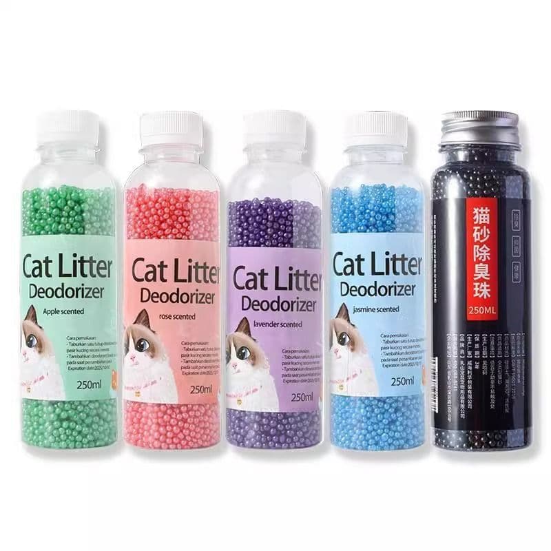 เม็ดดับกลิ่นทรายแมว เม็ดดับกลิ่น ที่ดับกลิ่นอึแมว300g ที่ดับกลิ่นฉี่แมว ที่ระงับกลิ่น เพียงโรยใส่กะบะทรายแมวกลิ่นจะค่อ รูปที่ 8
