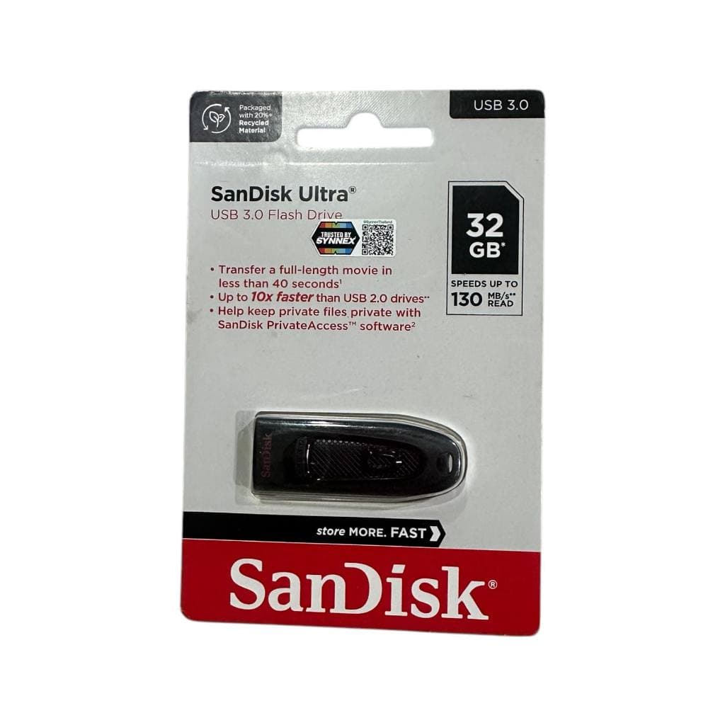 ของแท้ FLASH DRIVE Sandisk Ultra 32Gb USB 3.0 by SYNNEX รูปที่ 4