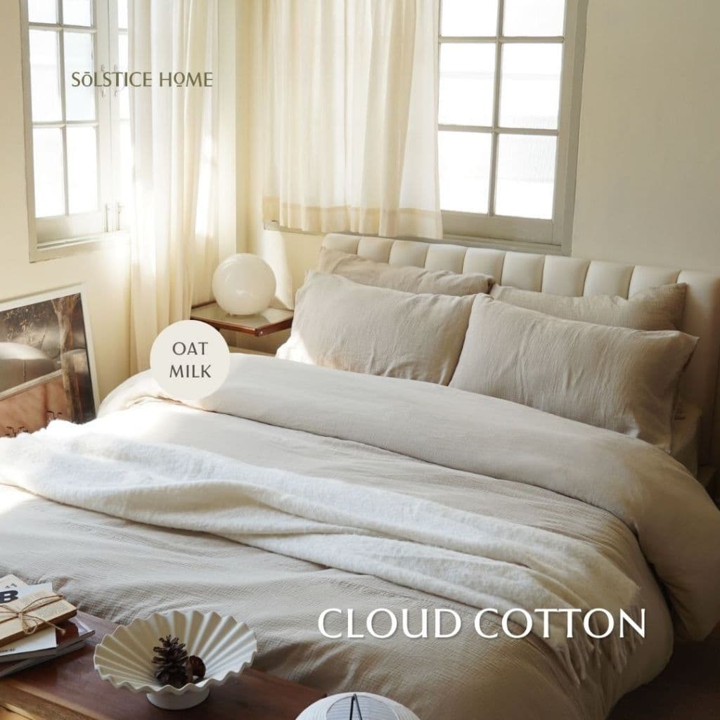 ชุดผ้าปูที่นอน / ปลอกผ้านวม / ปลอกหมอน ผ้า Cloud Cotton - Solstice Home คอตตอน 100% - ขนาด 3.5/5/6 ฟุต รูปที่ 6