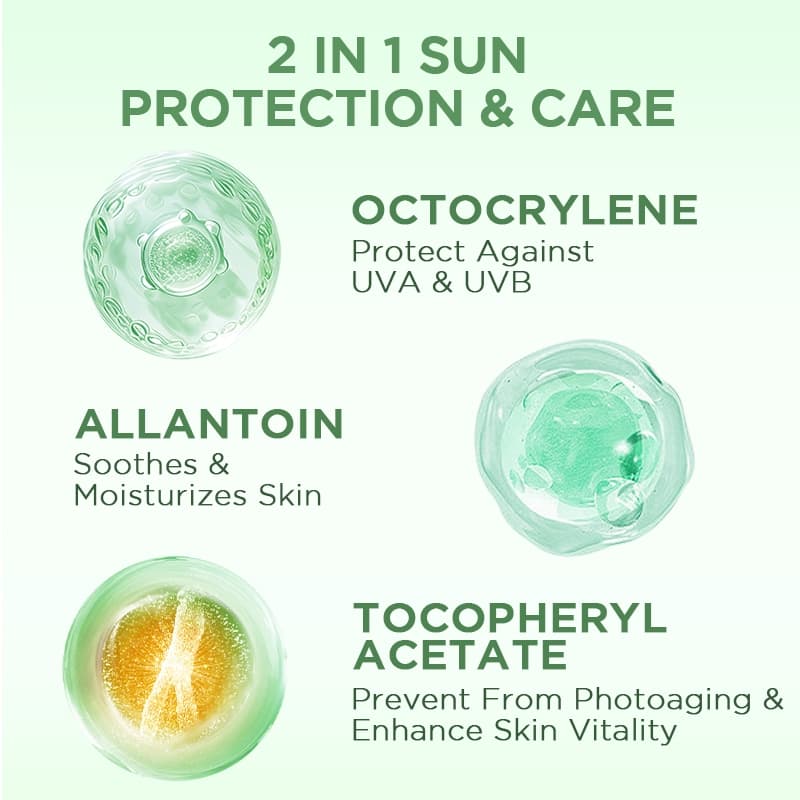 PAZIUM ครีมกันแดด Sunscreen SPF50+ PA+++ กันน้ำ บางเบา ซึมไว 25ML รูปที่ 2