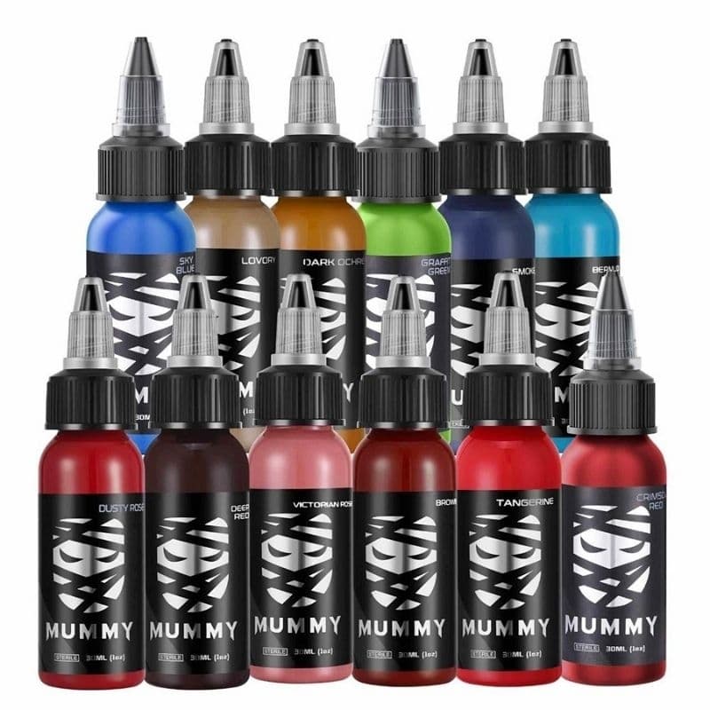 สีสัก สีมัมมี่ สีสักลาย Mummy tattoo ink สีสวยแจ่มติดชัด รูปที่ 4