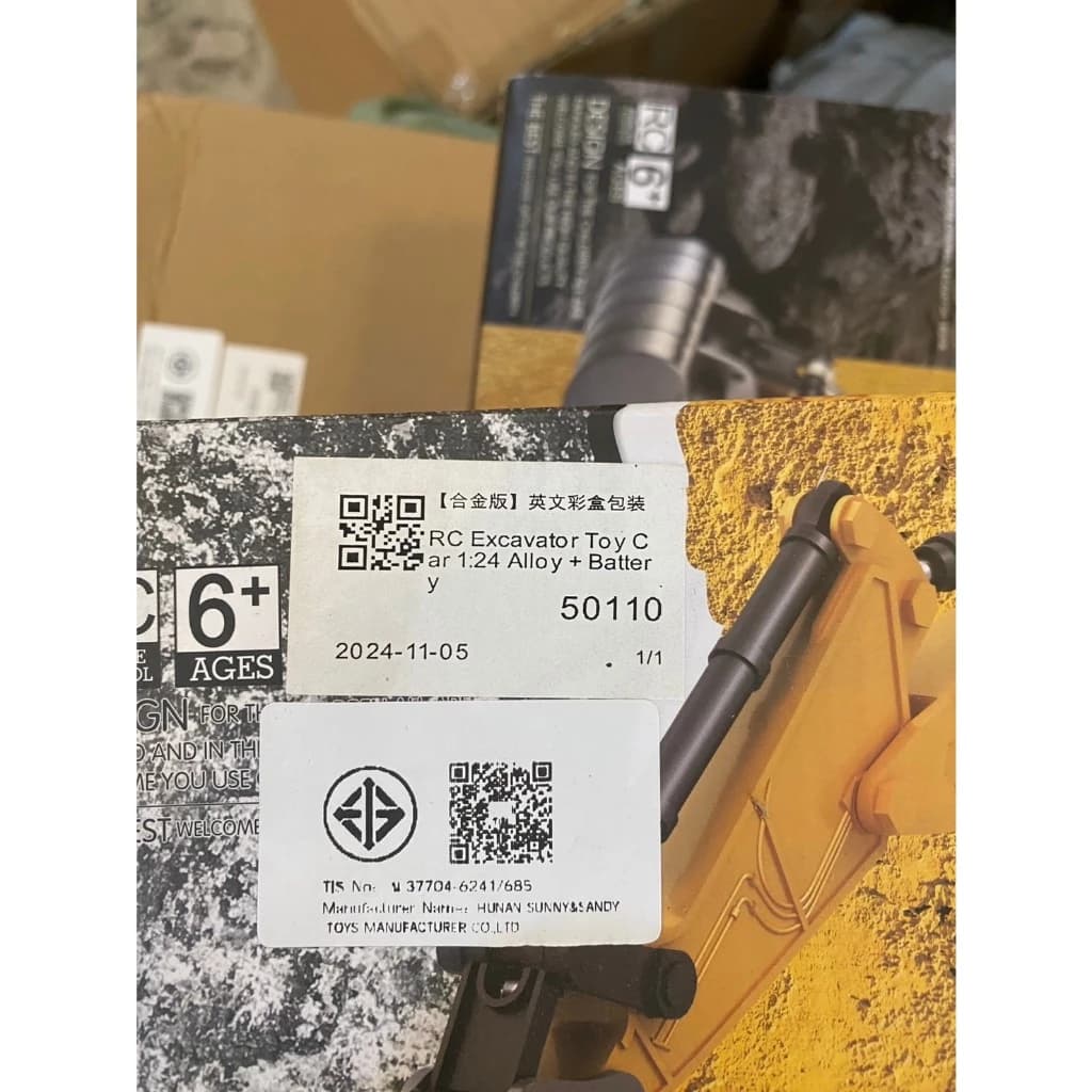 11channel alloy รถขุดบังคับ 2.4G รถบังคับ 1:20 วัสดุโลหะผสม รถแม็คโครบังคับ รถดั้มบังคับ รถของเล่นเด็ก แม็คโครบังคับ รูปที่ 9