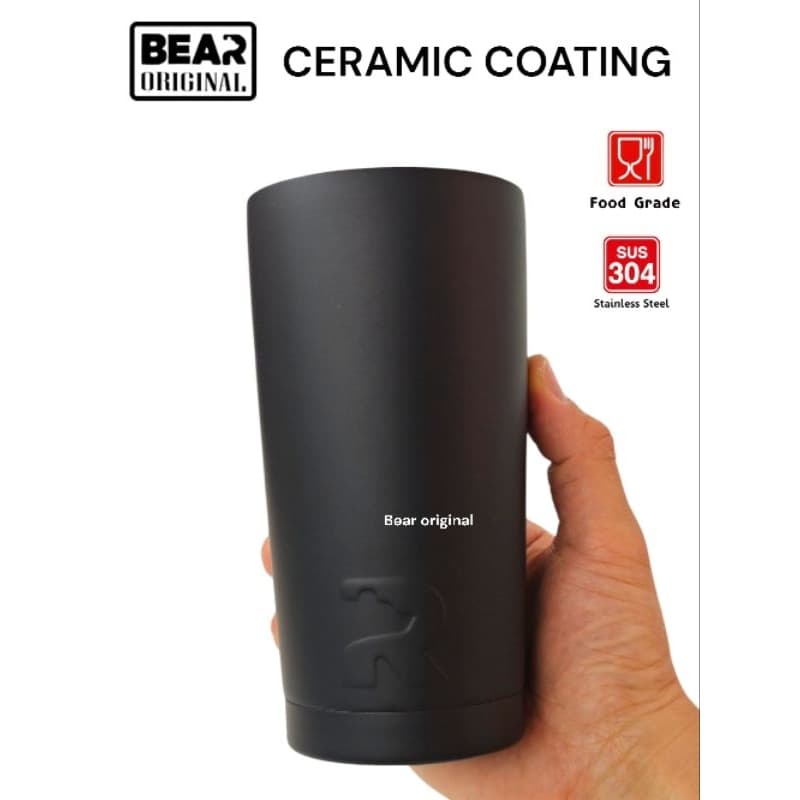 แก้ว Bear Ceramic Coating 20oz มีบริการสลักชื่อ 304สแตนเลส 2 ชั้น เก็บอุณหภูมิร้อน/เย็น รูปที่ 4