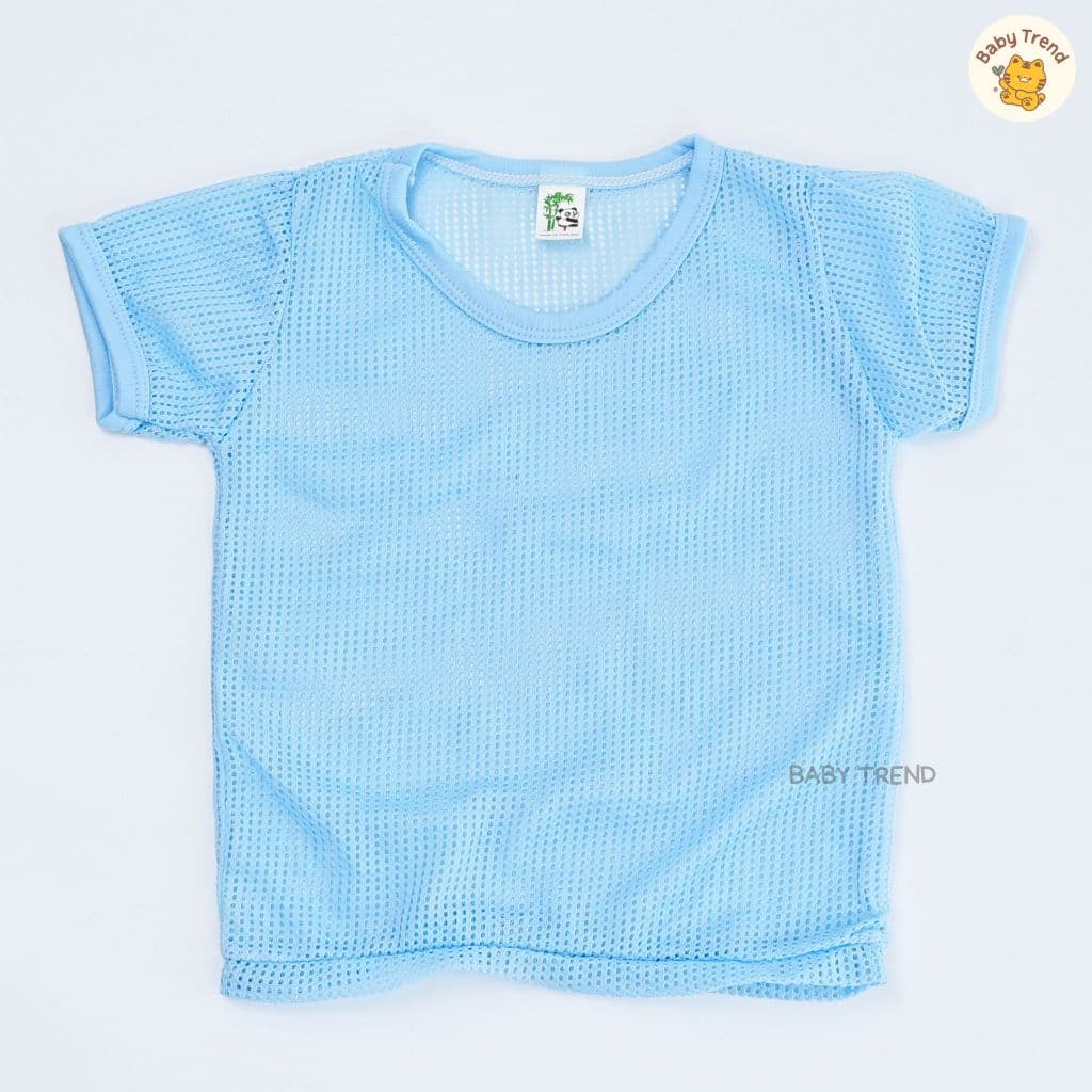 เสื้อรูเด็ก 3 เดือน - 3 ขวบ คอกลมแขนสั้น สีสันสดใส ผ้านิ่ม โปร่งสบาย ไม่อับชื้น | Baby trend รูปที่ 5