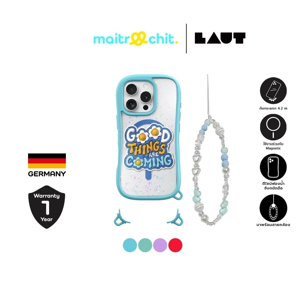 LAUT รุ่น Pop Lovie เคสสำหรับ iPhone 16 / 16 Plus / 16 Pro / 16 Pro Max รูปที่ 1