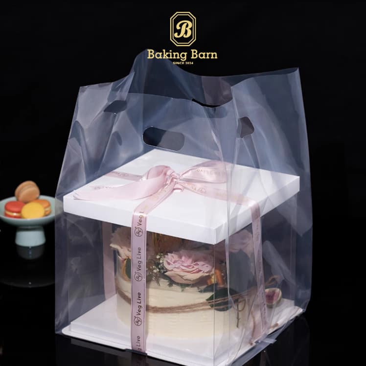 Baking Barn ใส่กล่องเค้ก ปอนด์ ถุงใส่เค้ก ถุงใส่เค้กปอนด์ Cake bag รูปที่ 3