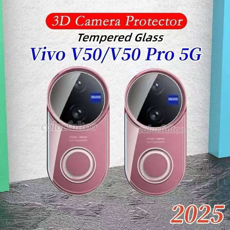 ฟิล์มกล้อง กระจก เลนส์กล้อง 3D สําหรับ Vivo V60lite V60 V50 / V40 Pro / X200 Pro ตรงรุ่น V40 V40pro รูปที่ 1