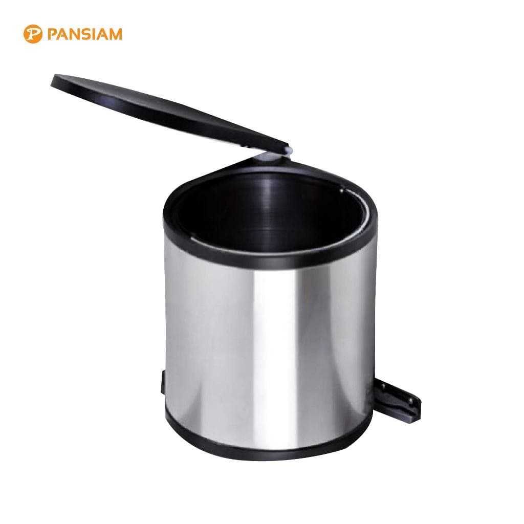 ถังขยะสแตนเลส Built-in PANSIAM รุ่นติดหน้าบานเปิด สำหรับติดตั้งใต้ซิ้งค์ครัว มี 3 ขนาด รูปที่ 3