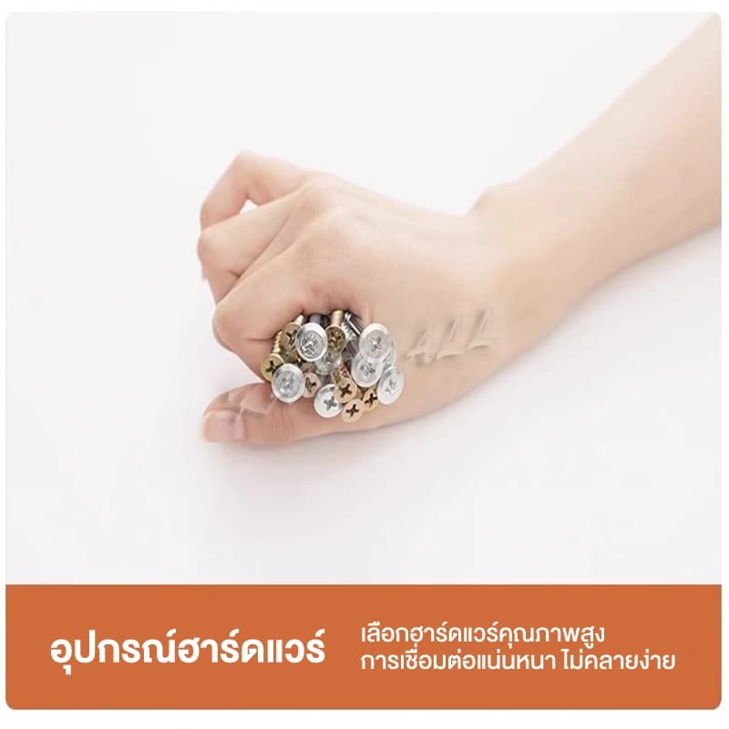 ชั้นวางของครัว หนาขึ้น ตู้กับข้าว เอนกประสงค์ ด้วยประตูตู้ กว้าง120ซม วางชาม/ขวดเครื่องปรุง/กระทะ/ของกระจุกกระจิกได้ รูปที่ 7