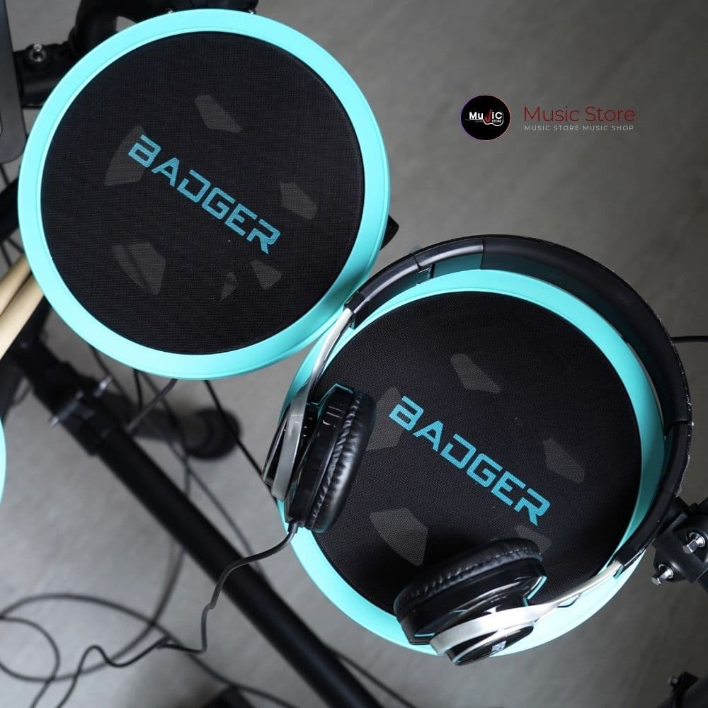 ใหม่ล่าสุด!! BADGER รุ่น DX-01 กลองไฟฟ้าหนังมุ้ง สัมผัส ออกแอมป์ได้ ต่อเป็น MIDI ได้ ทำเพลงได้มี รูปที่ 6
