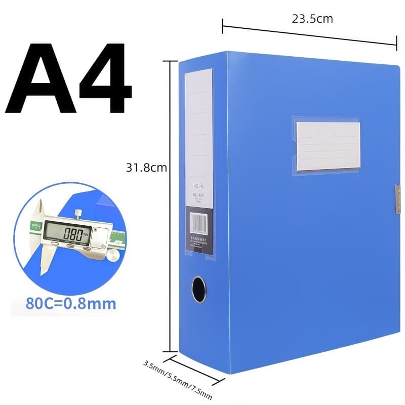 FileBox A4 กล่องแฟ้ม ขนาดA4 สีพาสเทล กล่องเอกสาร อุปกรณ์สำนักงาน แฟ้มใส่เอกสาร อุปกรณ์จัดเก็บเอกสาร รูปที่ 3