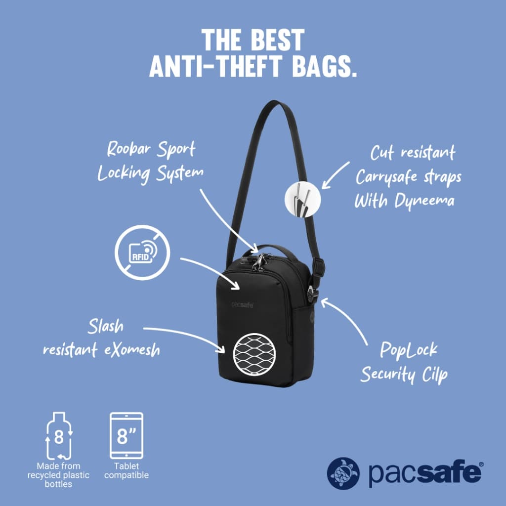 Pacsafe V Companion Crossbody กระเป๋าสะพายข้าง กระเป๋ากันขโมย รูปที่ 4