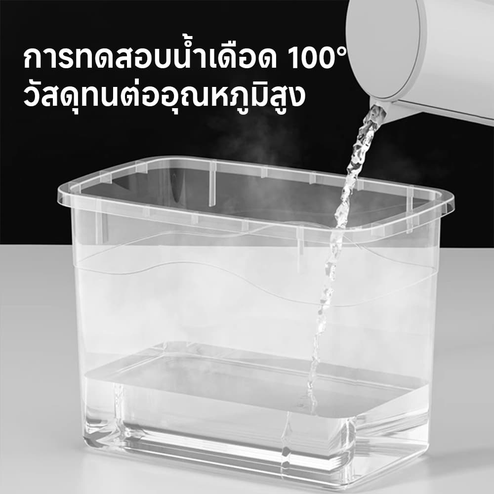 ถังข้าวสาร กล่องใส่ข้าวสาร กล่องใส่อาหารแห้ง มีให้เลือก 3 ขนาด พร้อมฝาปิด องกันความชื้น ความจุขนาดใหญ่ ปิดผนึกอย่างดี รูปที่ 7