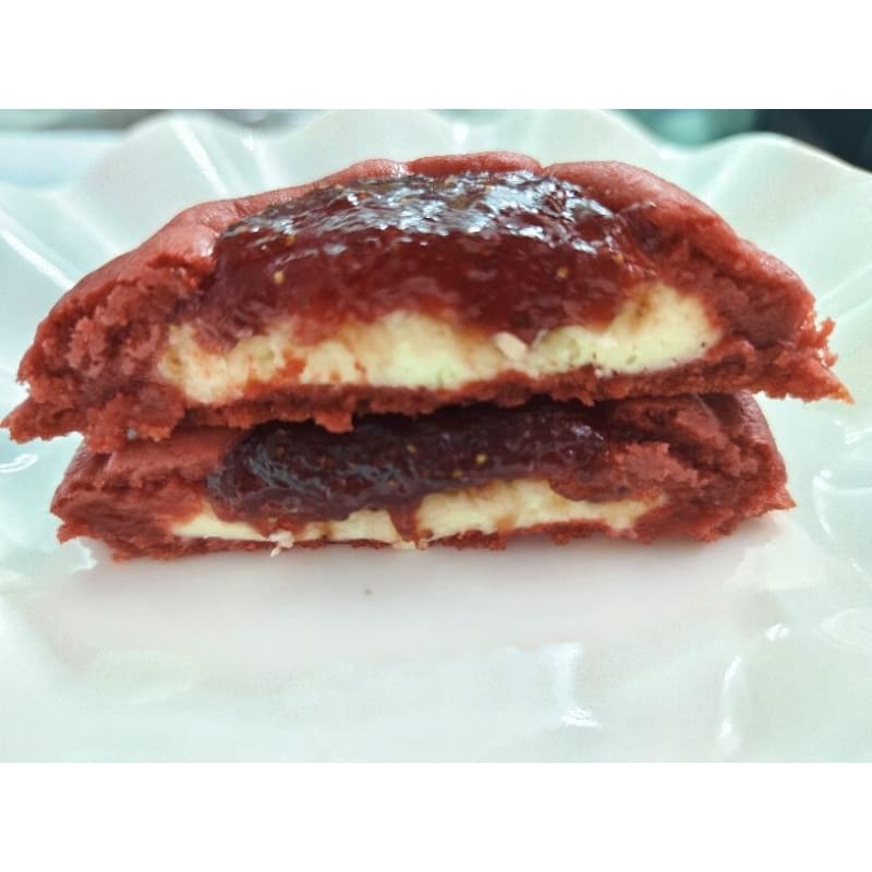 Strawberry cheesecake soft cookies. ชิ้นละ 90 กรัม รูปที่ 2
