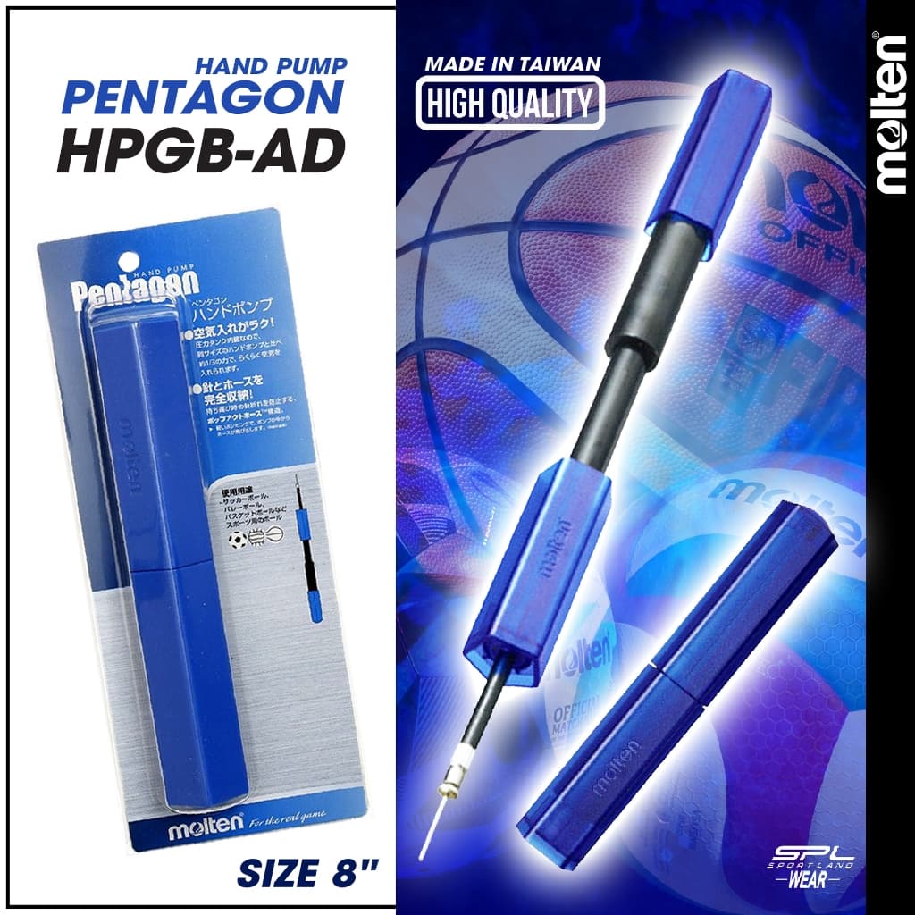MOLTEN สูบมือ ที่สูบลมมือ Hand Pump HPGB-AD Size 8 tw BL รูปที่ 1