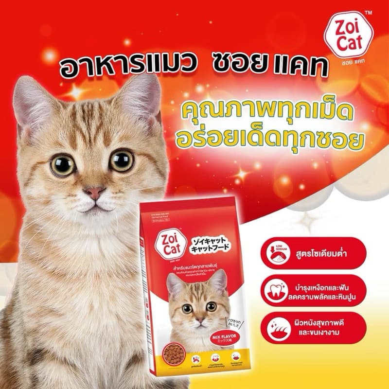 Zoi Cat ซอยแคท อาหารเม็ดแมว ขนาด 1x20 กก รูปที่ 2