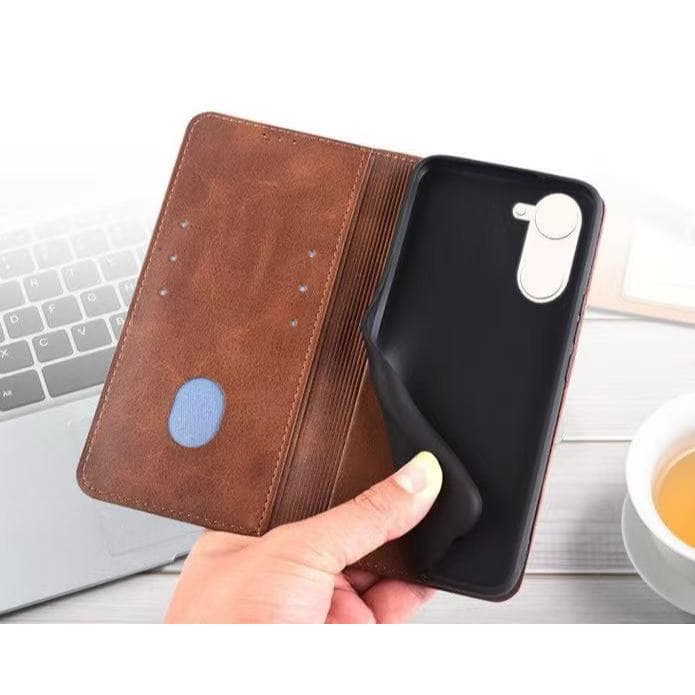 เคสฝาพับหนัง Xunte ตั้งได้ สำหรับXiaomi Redmi A5 A3 A7Pro A1plus A2plus / Poco C71 C85 C75 C65 Redmi15 15C 14C 13C 12C รูปที่ 5