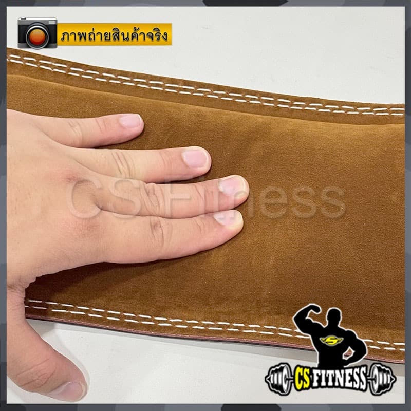 เข็มขัดยกน้ำหนัก หนังกว้าง 15cm – PU Leather Lifting Belt รูปที่ 4