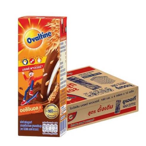 โอวัลติน ยูเอชทีเบส Ovaltine ออริจินอล180 มล. รูปที่ 1