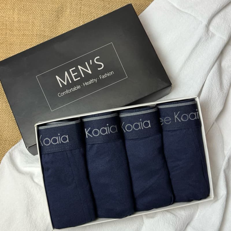 GXG กางเกงในท่านชายเซ็ตสุดคุ้ม 1 กล่อง 4 ตัว 4 สี คุ้มๆผ้านุ่มใส่สบายระบายอากาศได้ดี​ มีของ ในไทย รูปที่ 2