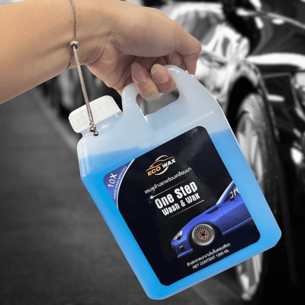 แชมพูล้างรถ พร้อมเคลือบเงา 1000ml. น้ำยาล้างรถ รถยนต์ มอเตอร์ไซต์ ขจัดคราบ แชมพูล้างรถสีด้าน แชมพู น้ำยา ล้างรถ เคลือบ รูปที่ 4