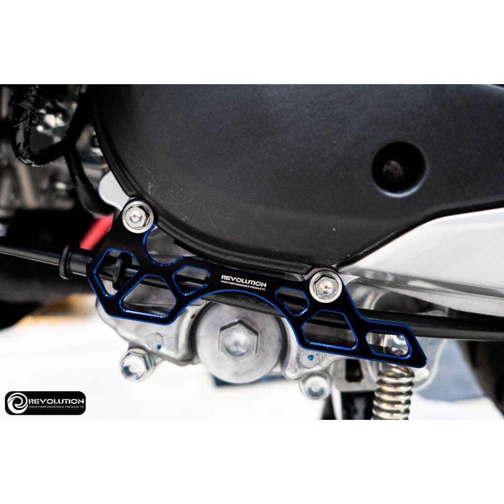 ตัวประคองสายเบรคหลัง CNC ทูโทน REVOLUTION GIORNO+/LEAD-125/PCX-160 STD/CLICK-160 รูปที่ 4