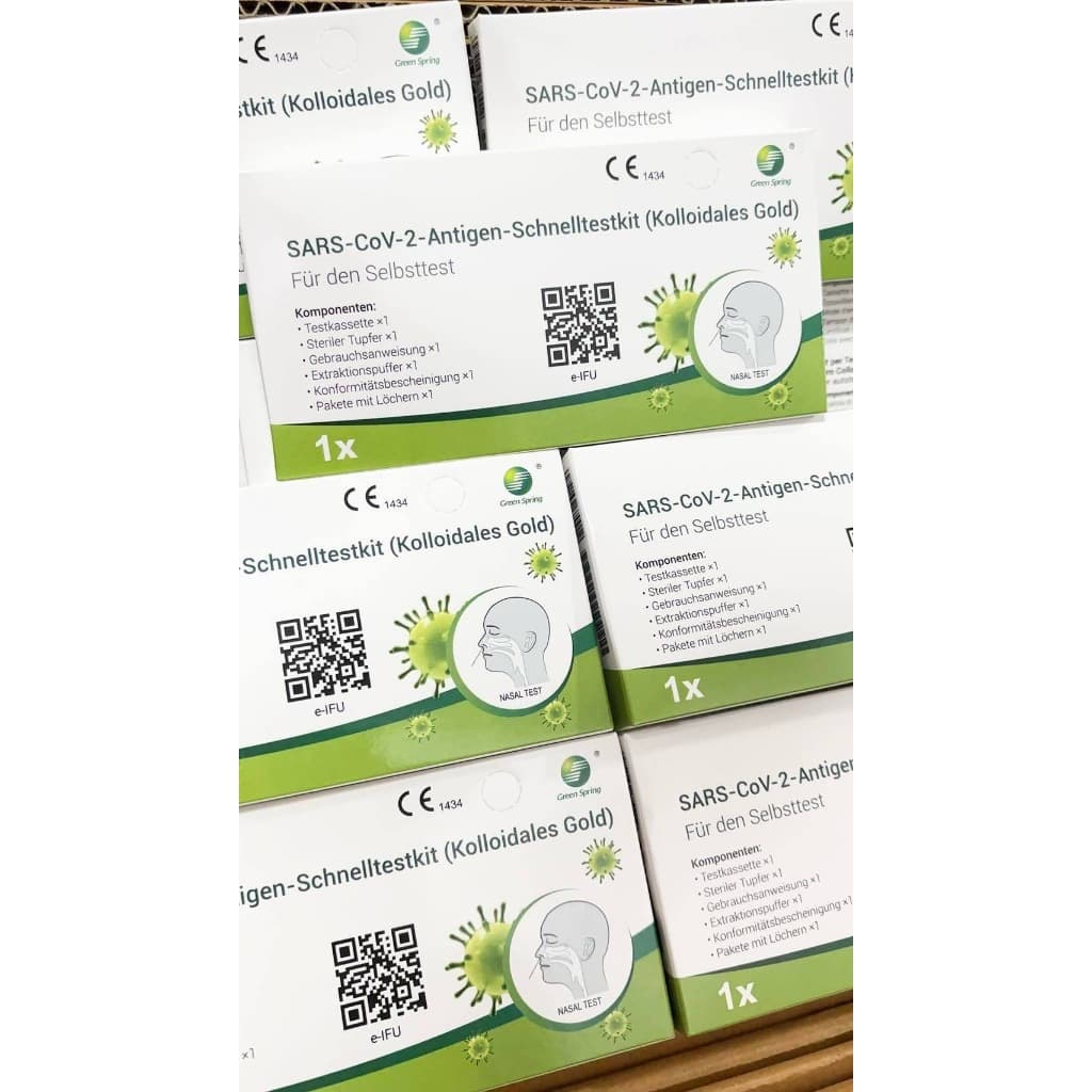 ที่ตรวจATK ยกกล่อง พร้อมจัดส่ง ชุดตรวจATK Green Spring H-GUARD ตรวจน้ำลาย & จมูก Antigen รูปที่ 7