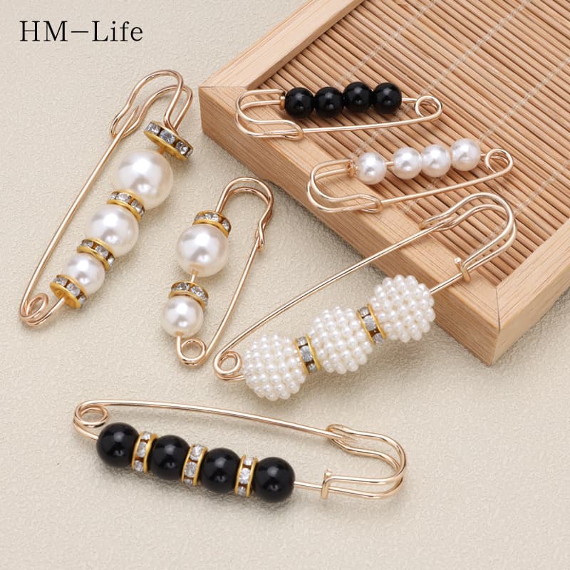 ใหม่ที่สวยงามเข็มกลัดอัลลอยด์ตกแต่งมุกเทียม rhinestones แฟชั่นเครื่องประดับปรับรอบเอว G2733