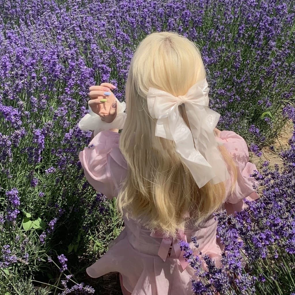 กิ๊ฟติดผม โบว์เน็ตติดผม ขนาดใหญ่ สีสันสดใส ยาวรัดผม หลากสี หวาน สำหรับผู้หญิง เครื่องประดับแฟชั่น รูปที่ 4