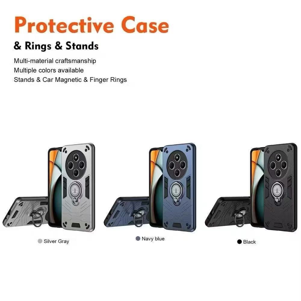 Ring เคสสไลด์กล้อง Case Xiaomi Redmi 14C / Poco C75 กันกระแทก เคสขาตั้ง แม่เหล็ก รูปที่ 7