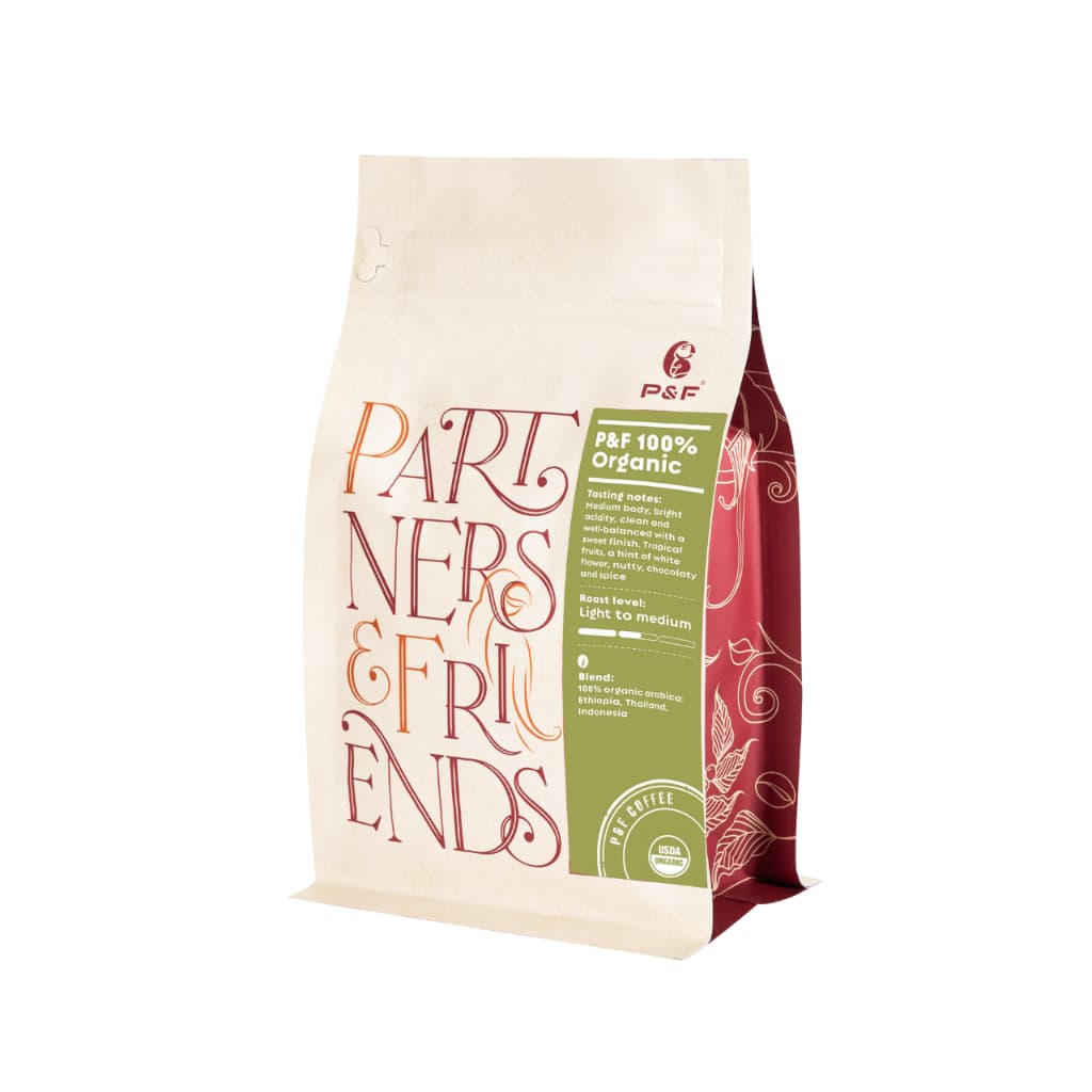 P&F 100% Organic ขนาด 250g เมล็ดกาแฟคั่ว arabica 100% | P&F Coffee พีแอนด์เอฟ คอฟฟี่ รูปที่ 5