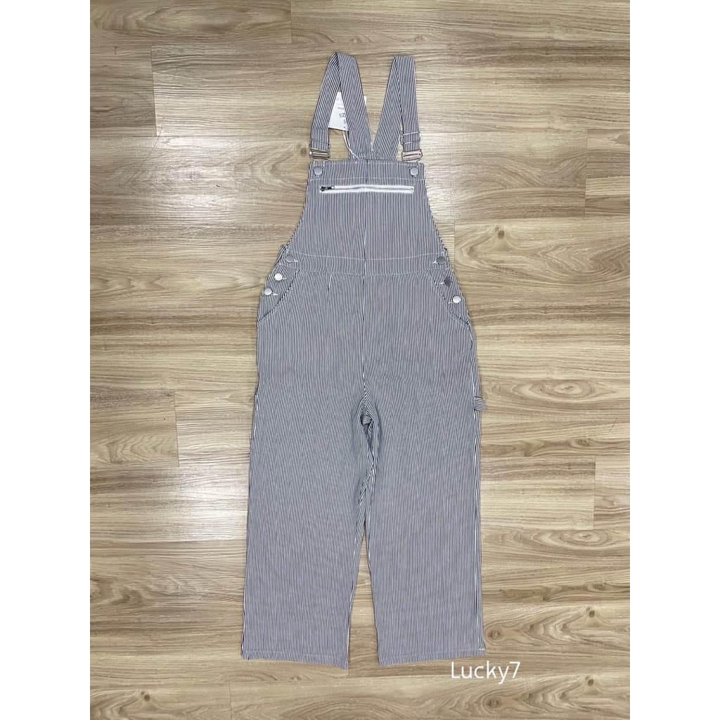 BY IRA PANSY JUMPSUIT เอี๊ยมขายาวลายทาง ผ้าเนื้อดีอยู่ทรงสวย ด้านข้างเป็นกระดุม รูปที่ 9