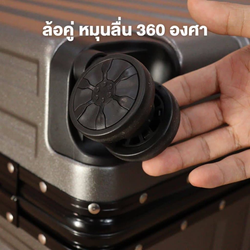 Tpartner แท้ กระเป๋าเดินทางล้อลาก DURA GUARD แข็งแกร่ง โครงอลูมิเนียม รับน้ำหนักถึง 80กก รูปที่ 9