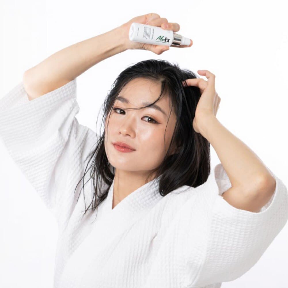 AloEx Hair Serum 50 ml. เซรั่มบำรุงหนังศีรษะและเส้นผม ลดผมร่วง สร้างผมใหม่ รากผมแข็งแรง เพิ่มผมหนา รูปที่ 8