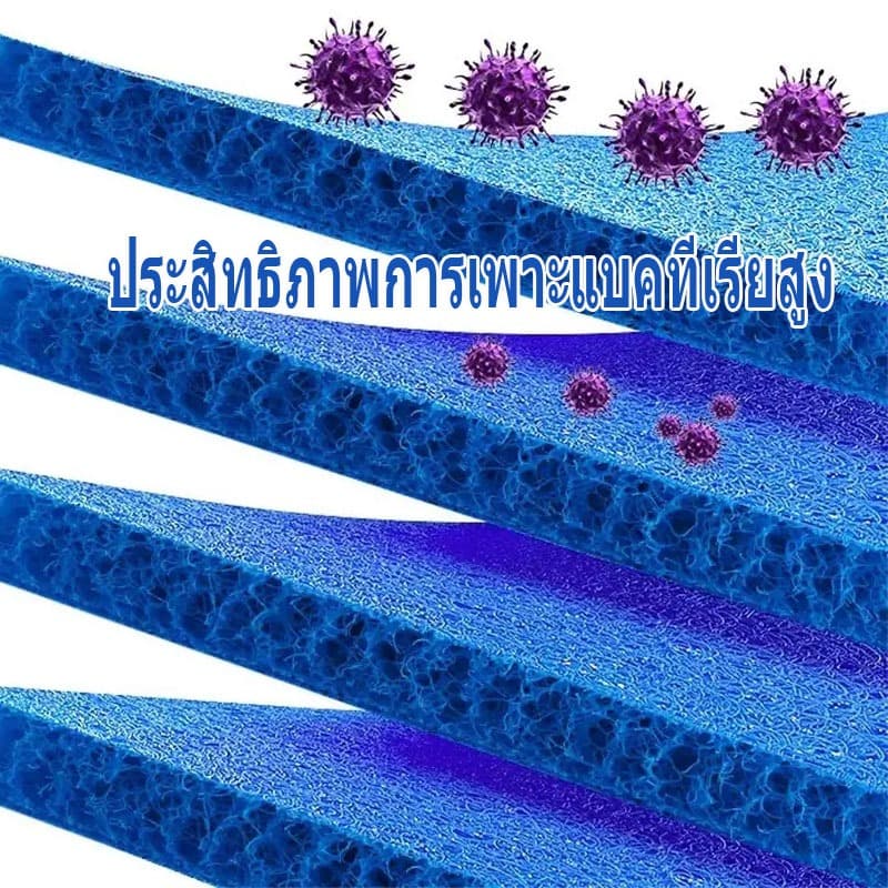 Filter Mat ใยกรองญี่ปุ่นหนาพิเศษ ชนิดหยาบ 100x50x4cm 50x50x4cm 50x50x5cm 100x100x4cm. แพค ใยกรองชนิดหนาพิเศษ รูปที่ 3