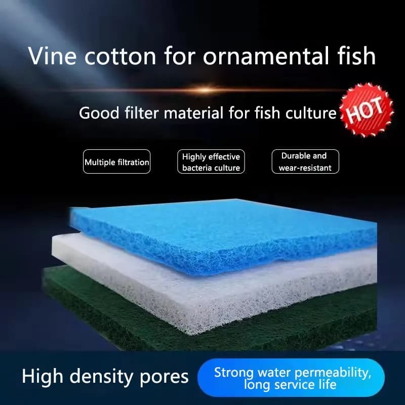 Filter Mat ใยกรองญี่ปุ่นหนาพิเศษ ชนิดหยาบ 100x50x4cm 50x50x4cm 50x50x5cm 100x100x4cm. แพค ใยกรองชนิดหนาพิเศษ รูปที่ 4
