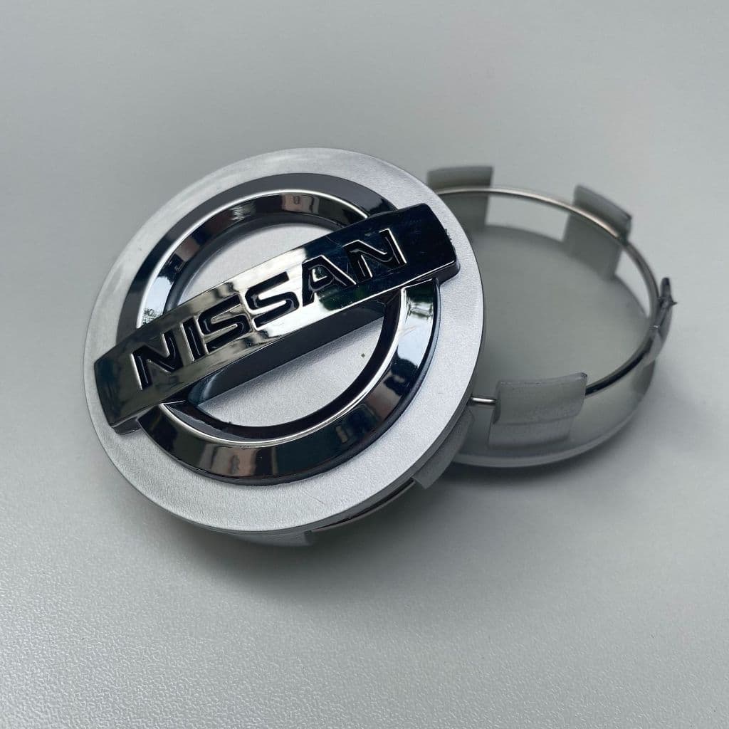 NISSAN ครอบดุมล้อ ฝาปิดดุมล้อ ฝาครอบดุมล้อ ฝาปิดดุม 54-60 mm โลโก้ติดรถยนต์ โลโก้รถยนต์ ฝาครอบดุมล้อรถ รูปที่ 2