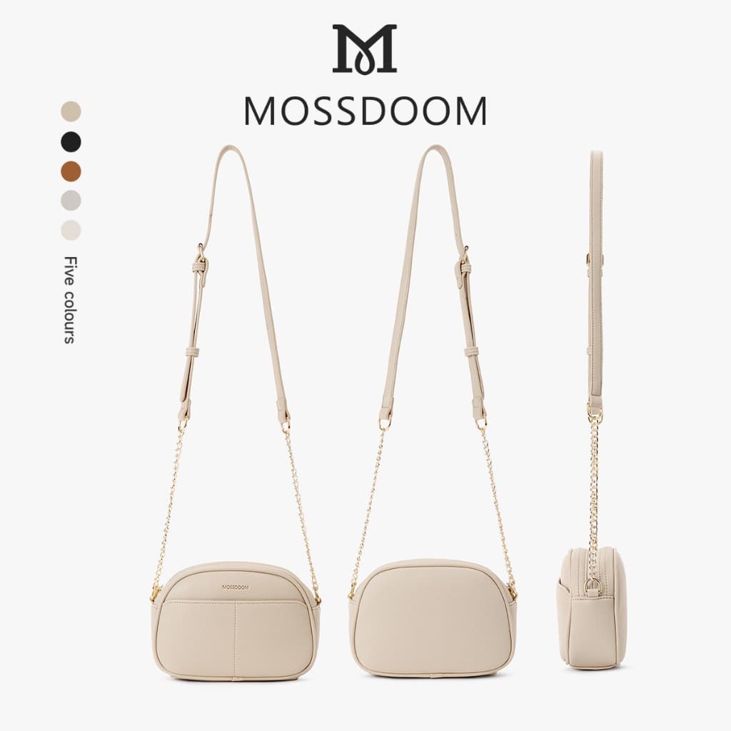 MOSSDOOM Hiraki Bag กระเป๋าสะพายไหล่ขนาดเล็กสําหรับผู้หญิง สีมินิมอล มีห้าสีให้เลือก เข้ากับทุกวัย รูปที่ 9