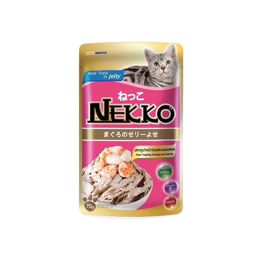 Nekko เน็กโกะ อาหารเปียกแมว 70g รูปที่ 8