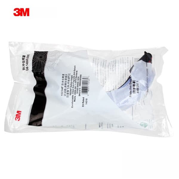 3M 1621/1623AF แว่นตาของแท้ ป้องกันละออง แว่นนิรภัย แว่นกันสารเคมี รูปที่ 5