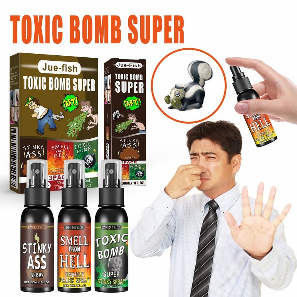 สเปรย์ผายลมเหม็นขี้ ขนาด30ML.แก๊สเหม็น พกพาง่าย ปลอดภัย สำหรับแกล้งคน รูปที่ 4